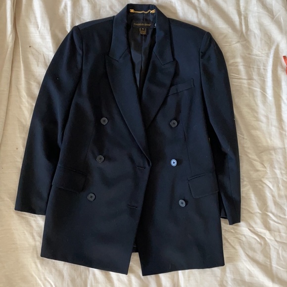 Vintage black wool blazer - Picture 6 of 6